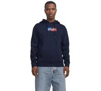 JACK & JONES Jjecorp Graphic Sweat Hood Noos Sudadera con Capucha, Capitán del Cielo/Detalle: 01, L para Hombre