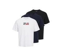 JACK & JONES Jjecorp Graphic tee SS O-3Pk MP Noos, Sky Captain, XL