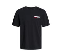JACK & JONES Jjecorp Logo camiseta SS ONeck Camiseta Cuello Redondo, Black/Print:p4 Small Print, S Hombre