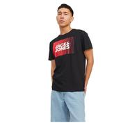 JACK & JONES Jjecorp Logo camiseta Ss Oneck Camiseta Cuello Redondo, Black, XL Hombre