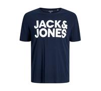 JACK & JONES Jjecorp Logo camiseta Ss Oneck Pls Camiseta, Armada, 3XL Grande para Hombre