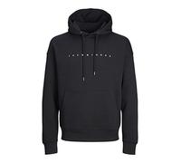 JACK & JONES Jjecorp Logo Sweat Hood, Capucha Hombre, Negro (Black Detail:Reg Fit), XL