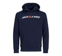 JACK & JONES Jjecorp Logo Sweat Hood Noos, Capucha Hombre, Azul (Navy Blazer Detail:Reg Fit), Medium