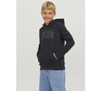 Jack & Jones Jjecorp Logo Sweat Hood Noos Jr 14A Negro