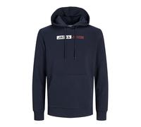 Jack & Jones Jjecorp Logo Sweat Hood Play Noos Sudadera con capucha, Hombre, Navy Blazer/Print:play 5, XXL