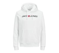 JACK & JONES JJECORP Old Logo Sweat Hood Sudadera con Capucha, Blanco, XXL para Hombre