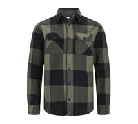 JACK & JONES Jjedarren-Overshirt de Buffalo LS Noos Pantalones de Tela, Verde Oliva, S para Hombre