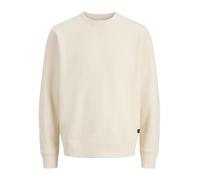 JACK & JONES Jjedover Classic Sweat Crew Neck Sn, Blanco Envejecido., L