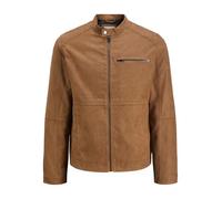 Jack & Jones Jjedylan - Chaqueta de Motorista para Hombre, Color coñac, M, coñac, M