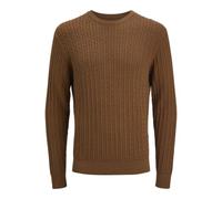 JACK & JONES Jjeemil Knit Cable Crew Neck Noos, Monks Robe, XL para Hombre