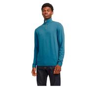JACK & JONES Jjeemil Knit Half Zip Noos Jersey de Punto, Oceanview, M para Hombre