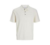 JACK & JONES Jjeemil Knit Relaxed Polo SS Sn, Cloud Dancer, M Hombres