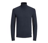 JACK & JONES Jjeemil Knit Roll Neck Noos Camiseta Cuello Alto, Azul (Navy Blazer Navy Blazer), Medium para Hombre