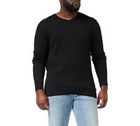 Jack & Jones Jjeemil Knit V-neck Noos JJEEMIL PUNTO CUELLO PICO NOOS, Hombre, Black, L