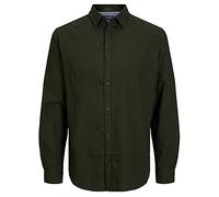 Jack & Jones Jjegingham-Camiseta de Sarga L/S Noos, Rosin/Detail:/Solid/Slim Fit, XL para Hombre