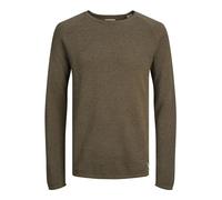 Jack & Jones Jjehill Knit Crew Neck Noos, Suéter Hombre, Canteen Detail Twist, S