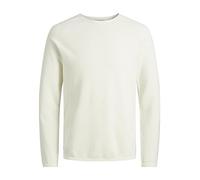 Jack & Jones Jjehill Knit Crew Neck Noos, Suéter Hombre, Cloud Dancer, M