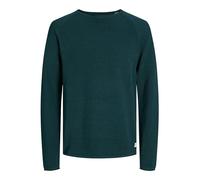 Jack & Jones Jjehill Knit Crew Neck Noos, Suéter Hombre, Dark Blue Detail Twist, L
