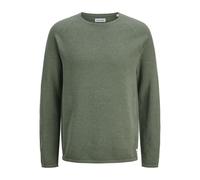 JACK & JONES Jjehill Knit Crew Neck Noos, Suéter Hombre, Laurel Wreath, M