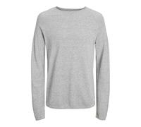 Jack & Jones Jjehill Knit Crew Neck Noos, Suéter Hombre, Light Grey Melange, S