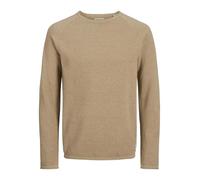JACK & JONES Jjehill Knit Crew Neck Noos, Suéter Hombre, Marrón Claro, L
