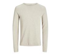 Jack & Jones Jjehill Knit Crew Neck Noos, Suéter Hombre, Oatmeal Detail Melange, L