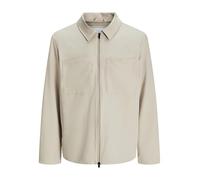 JACK&JONES JJEJAXON Shacket SN Chaqueta Corta para Hombre, Moonbeam, XXL, Moonbeam, XXL