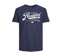 Jack & Jones Jjejeans tee SS O-Cuello Noos 23/24 Camiseta, Moodindigo, XXL para Hombre