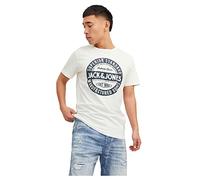 JACK & JONES Jjejeans tee SS O-Neck Noos 23/24 Camiseta, Cloud Dancer, XL para Hombre