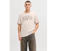 Jack & Jones Jjejeff Logo Tee Ss Sn L Gris