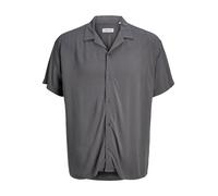 JACK & JONES Jjejeff Solid Resort Shirt S/S Sn PLS Camisa de Manga Corta, Castlerock, 4XL Grande Hombres