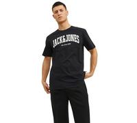 Jack & Jones Jjejosh tee SS Crew Neck Noos Camiseta, Negro, L para Hombre