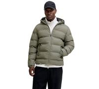 JACK & JONES Jjelements PU Puffer para Hombre, Dusty Olive, L, Verde Oliva, L