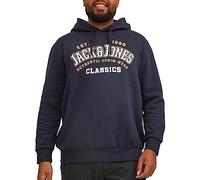 Jack & Jones Jjelogo 2 Col 23/24 Noos Pls - Sudadera Con Capucha Sudadera con capucha, Hombre, Azul Marino Oscuro, 3XL Grande