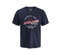 JACK & JONES Jjelogo - Camiseta SS con Cuello Redondo para Hombre, 2 Col, Ss26 Sn, Sky Captain, Talla S, Capitán del Cielo, S