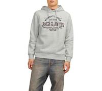 JACK & JONES Sudadera marino / rojo vino / blanco moteado, Talla S