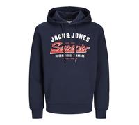 Jack & Jones JJELOGO Sudadera con Capucha 2 Col 24/25 Noos, Sky Captain, S