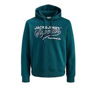 JACK & JONES Jjelogo Sudadera con Capucha 2 Col 25/26 Noos, Atlantic Deep, M