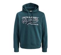 JACK & JONES Jjelogo Sudadera con Capucha 2 Col 25/26 Noos, Atlantic Deep, S