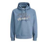 JACK & JONES Jjelogo Sudadera con Capucha 2 Col 25/26 Noos, Blue Mirage., XL