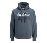 JACK & JONES Jjelogo Sudadera con Capucha 2 Col 25/26 Noos PLS, Talla Grande, Resistente al Agua, 6XL