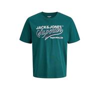 JACK & JONES Jjelogo tee SS O-Neck 2 Col Ss26 Sn, Atlantic Deep, XS