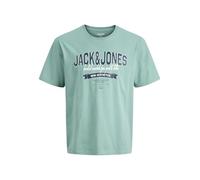 JACK & JONES Jjelogo tee SS O-Neck 2 Col Ss26 Sn PLS, Talla Grande, Azul Mineral., 4XL