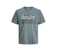 JACK & JONES Jjelogo tee SS Oneck 2 Col Aw25 Noos Pls - Talla Extra, Resistente al Agua, 5XL