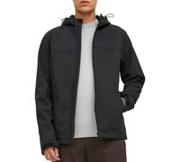 JACK&JONES JJEMARVIN Hood Softshell Noos Chaqueta, Black, L para Hombre