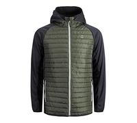 Jack & Jones Jjemulti Chaqueta Acolchada Noos , Hombre, Forest Night/w Negro, S