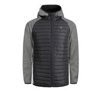 Jack & Jones Jjemulti Chaqueta Acolchada Noos , Hombre, Negro/W Gris Melange, S