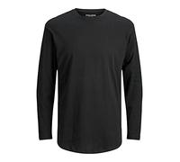Camiseta jack and jones enoa o-neck ls black hombre S