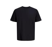 JACK & JONES Jjeorganic Basic tee SS O-Neck Noos Camiseta, Black Detail:Slim, XS Hombre