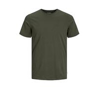 Jack & Jones Jjeorganic Basic Tee Ss O-neck Noos Camiseta, Hombre, Olive Night Detail:slim, S